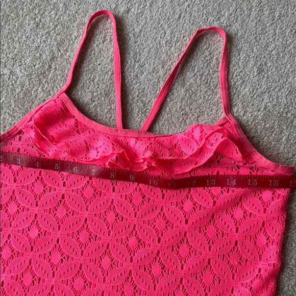 SO Vibrant Pink Lace Dress - Picture 9 of 11